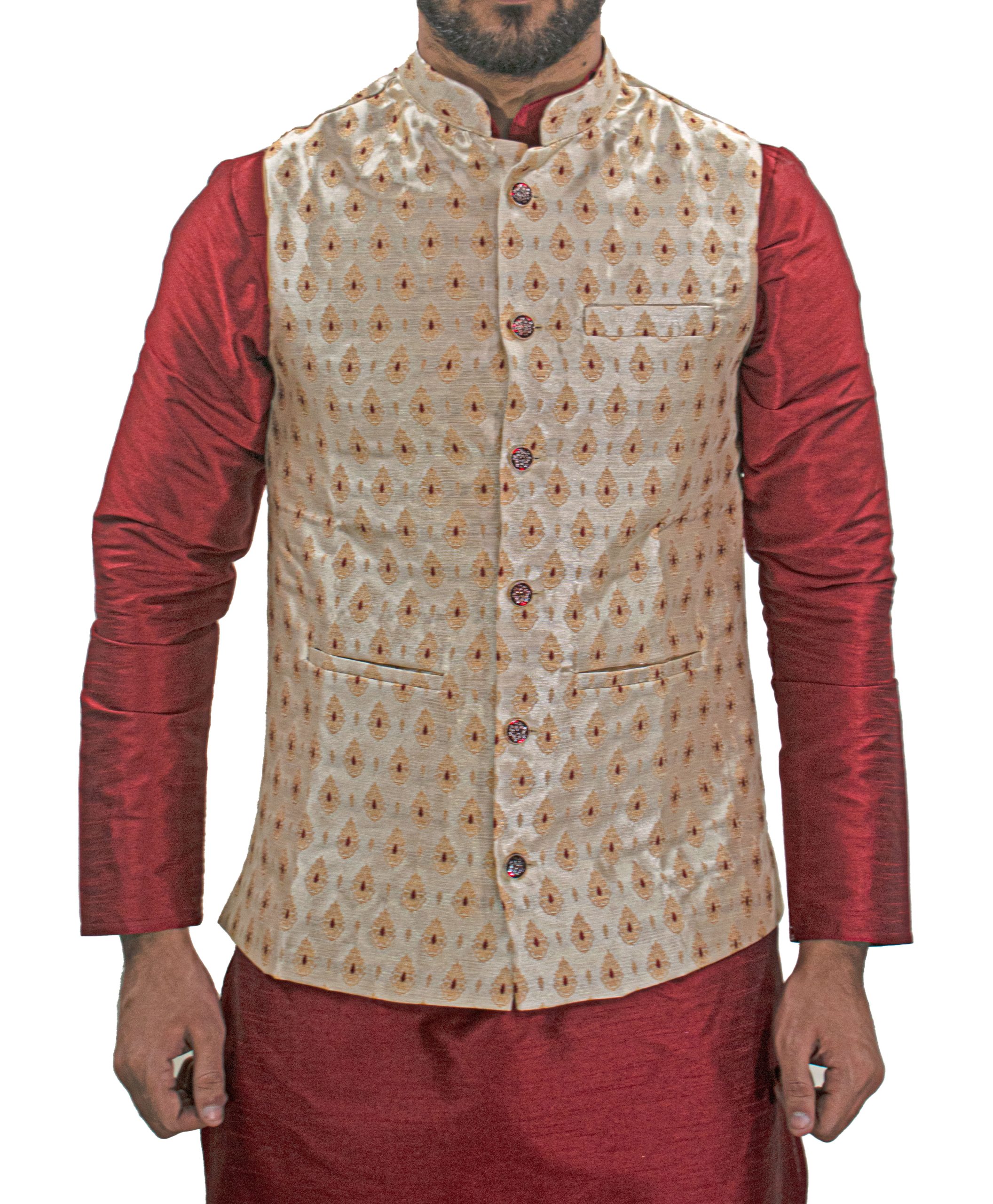 Ivory Dewdrop Ethnic Jacket